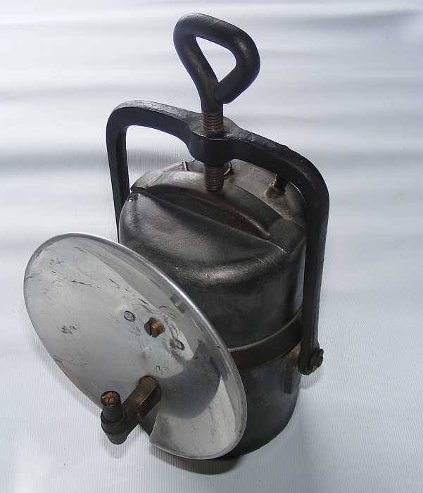 Carbide lamp.