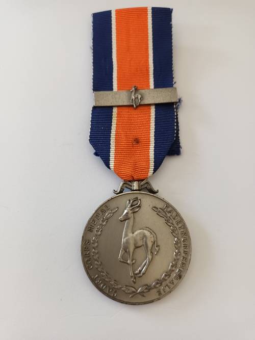 SADF - Cadet Corps Medal with subsequent award clasp - Full size and Original