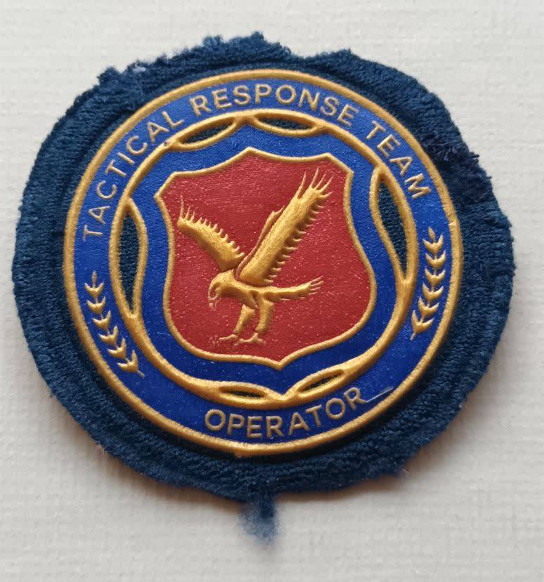 SAP or SAPS or Reaction Force Tactical Response Team Operator patch