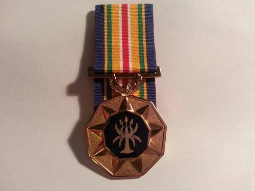 SAPS Gold Medal for Outstanding Service - full size