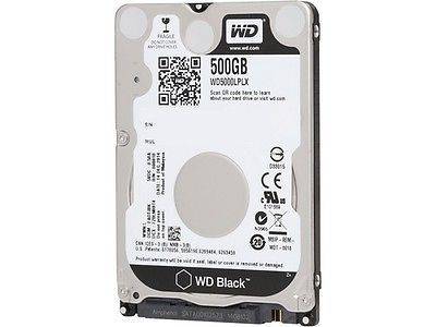 WD Black 500GB Performance Laptop Hard Disk Drive - 7200 RPM SATA 6 Gb/s