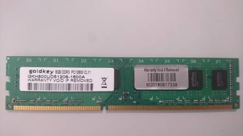 GoldKey 8GB DDR3 PC 12800 CL11 Desktop Memory