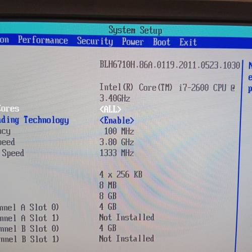 Intel i7-2600 3.4 Ghz with Intel DG67BL Mainboard and 8G DDR3 1600 Transcend Memory