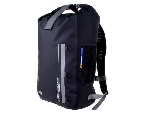 Overboard Classic Waterproof Backpack Bag - Black, 30 Litres