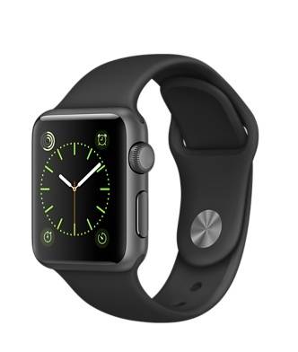 APPLE WATCH 42MM SPORTS BLACK ***FREE SHIPPING***