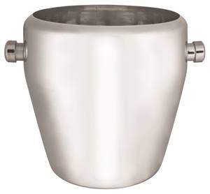 Stainless steel heavy duty ice bucket with handles