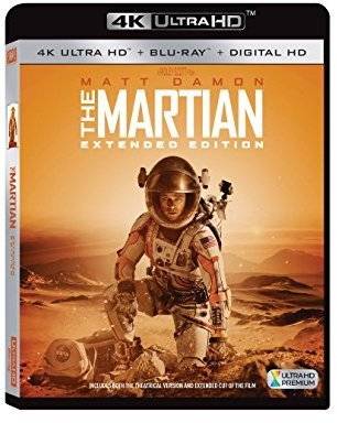 The Martian (4K blu-ray & blu-ray)