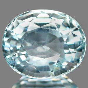 1.65 Ct. Clean Natural Light Blue Aquamarine Unheated