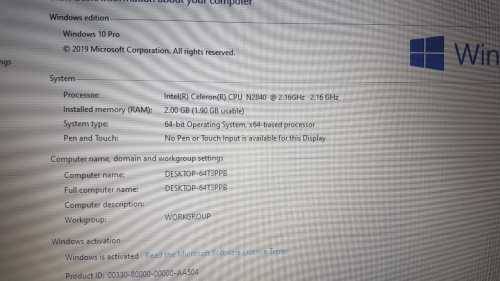 HP 15 | INTEL CELERON N2840 @ 2.16GHz | 2GB RAM | 500GB HDD | WEBCAM | WIN10