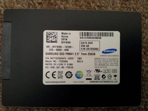 BRAND NEW SEALED SAMSUNG SSD PM841 2.5" 7mm 256GB 6.0Gbps (840 SERIES SSD)