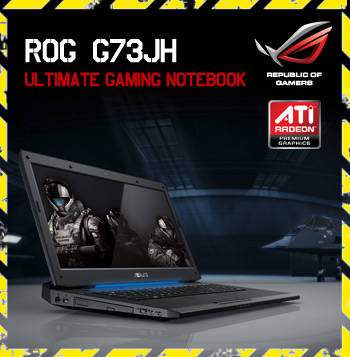 REPUBLIC OF GAMERS ASUS G73J  | QUAD CORE i7 | 16GB RAM | 128GB SSD + 500GB HDD | 17.3"FHD | BLU-RAY