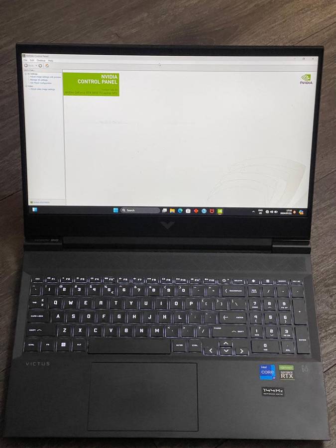 HP  VICTUS 16 GAMING | 4GB NVIDIA RTX 3050 Ti | 11th GEN CORE i7-11800H | 16GB RAM | 512GB SSD WIN11