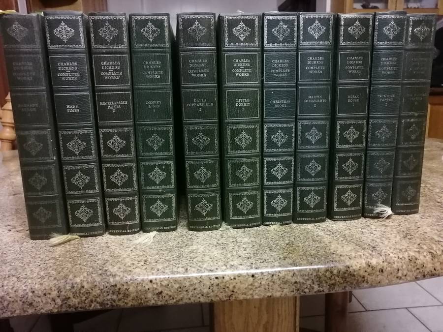 Complete set of Charles Dicken centennial edition