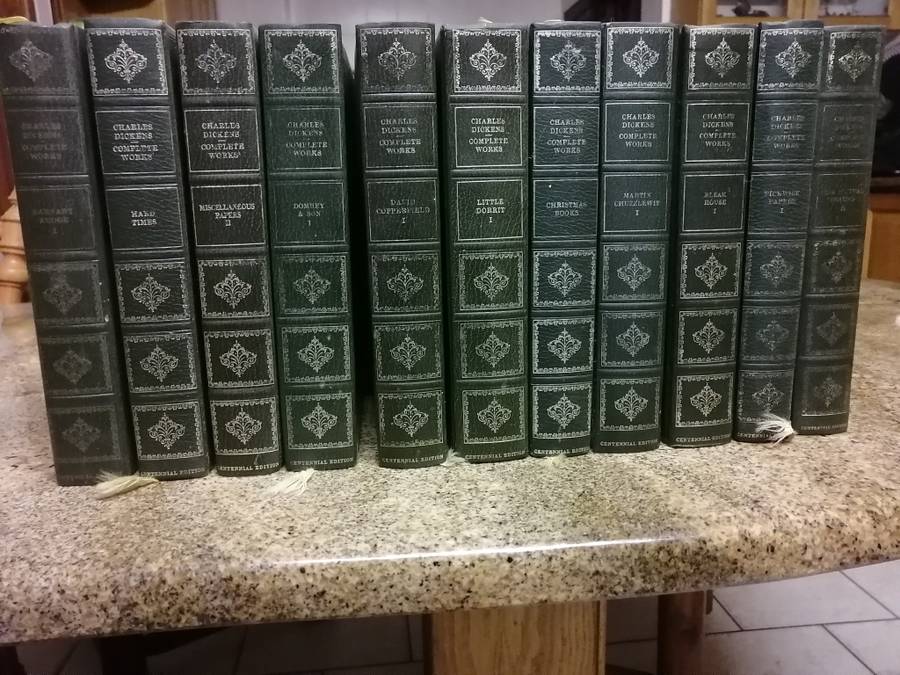Complete set of Charles Dicken centennial edition