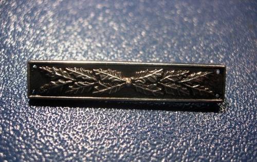 RHODESIA SILVER SECOND  AWARD MEDAL BAR