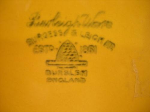 Burleigh Ware Art Deco Flower Jug with Butterfly Handle c1939