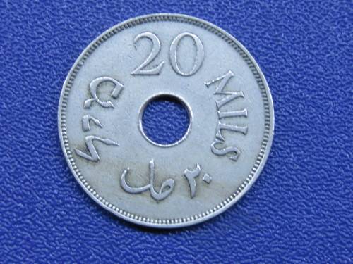 PALESTINE - 1933 - 20 MILS COIN