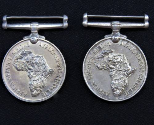 WW2 AFRICA SERVICE MEDALS  X 2