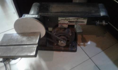 CHICAGO FORGE 100mm BELT & 150MM DISC SANDER