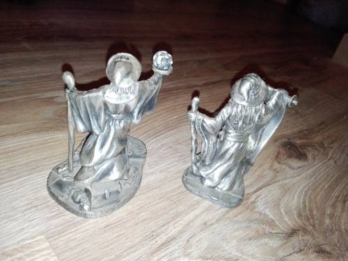 2X Contactable WAPW UK Pewter Wizards Figures