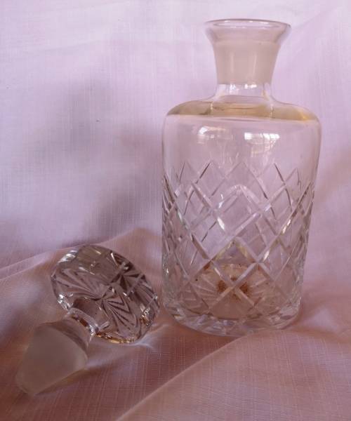 Beautiful Cut Glass Decanter
