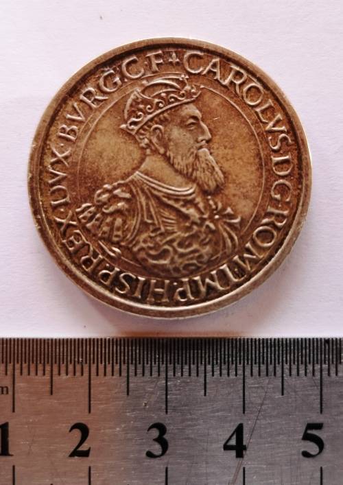 Large Belgium 5 Ecu 1987 Silver coin