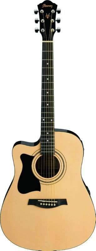 LEFT HAND: Ibanez Acoustic Electric Guitar - with Preamp and Tuner. V72LECE - Brand New!