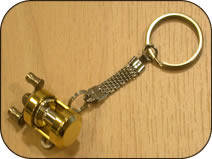 Fishing Reel Keyring - Multiplying Reel
