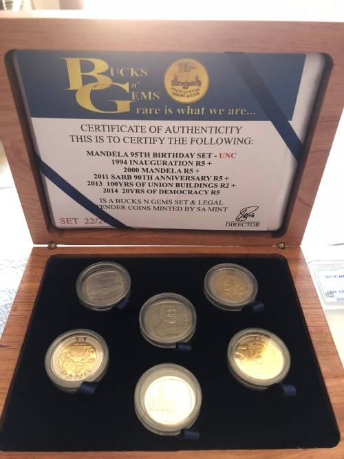 Nelson Mandela Signature Dates Collection