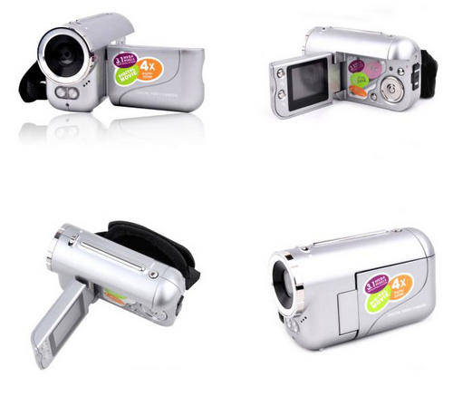 3.1 MP Mini DV DVR Camera Camecorder 4x Digital Zoom LED Flash 1.5" TFT Screen 136