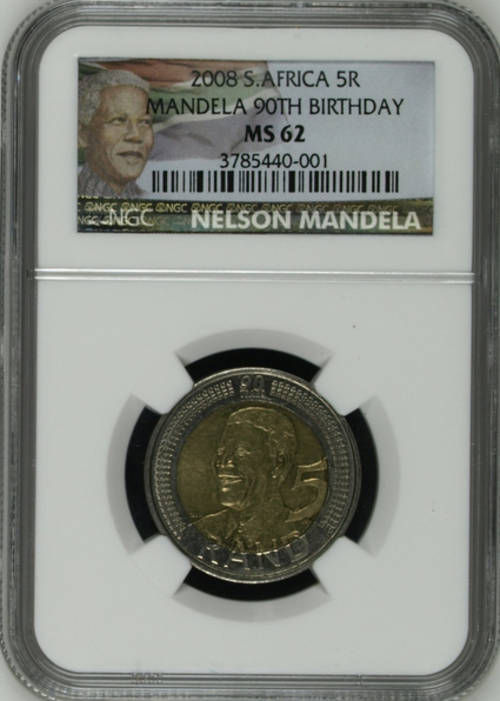 NEW LABEL MS62 YES - NGC GRADING - 2008 B/DAY R5 COIN !!