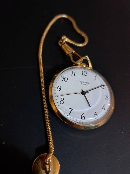 Broken Sekonda Pocket Watch