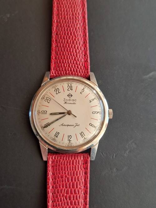 Zodiac 24 hour dial Watch (serviced)