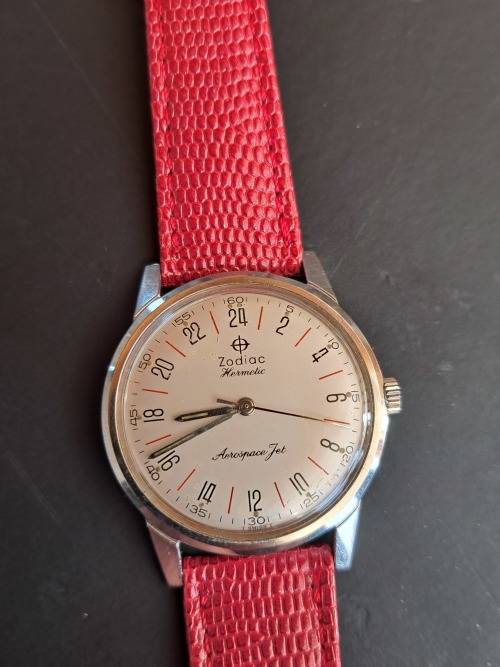 Zodiac 24 hour dial Watch (serviced)