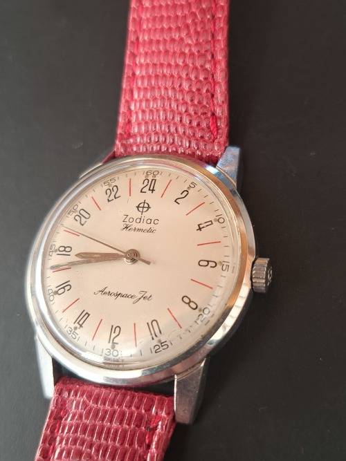 Zodiac 24 hour dial Watch (serviced)