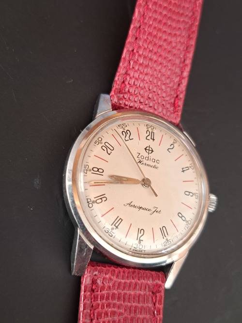 Zodiac 24 hour dial Watch (serviced)