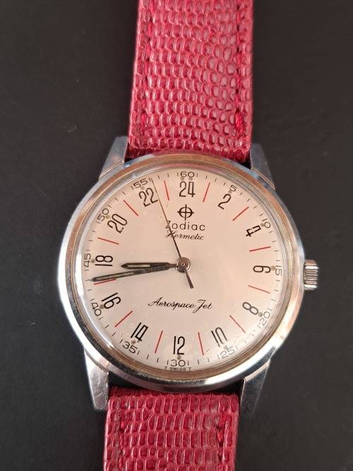 Zodiac 24 hour dial Watch (serviced)