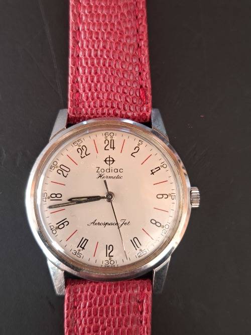 Zodiac 24 hour dial Watch (serviced)