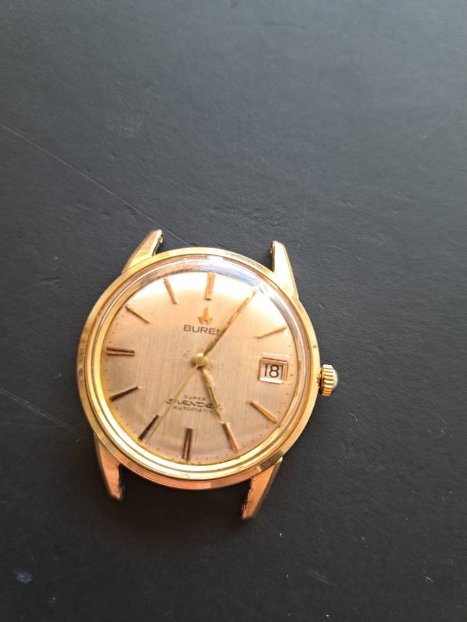 Broken  Buren Watch(Missing parts)