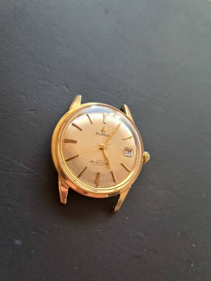 Broken  Buren Watch(Missing parts)