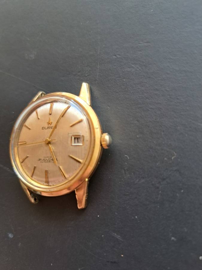Broken  Buren Watch(Missing parts)
