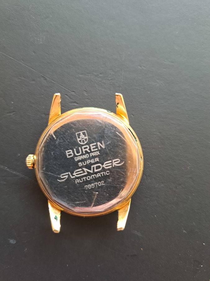 Broken  Buren Watch(Missing parts)