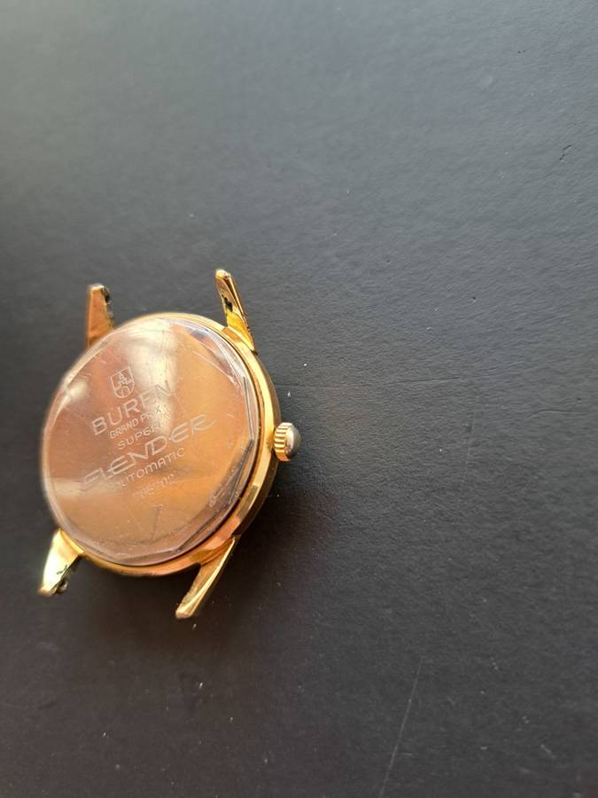 Broken  Buren Watch(Missing parts)