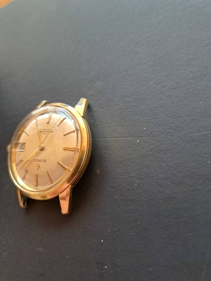 Broken  Buren Watch(Missing parts)