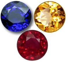 2mm CITRINE, SAPPHIRE & RUBY Collection