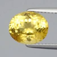0.560ct Natural YELLOW APATITE Oval 5.5 x 4.6mm