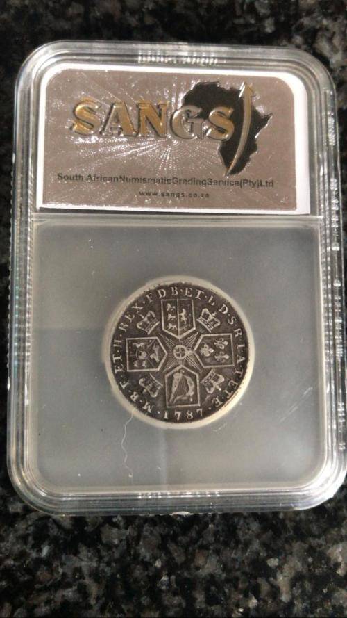 1787 GREAT BRITAIN 1 SHILLING VF20.