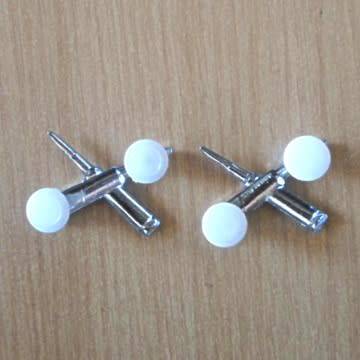 S.A.D.F Ammunition Corps Collar Badges With Pns In Place - Pair.