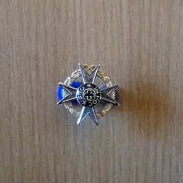 S.A.D.F - Chaplain's Bi-Metal Breast Badge With Pins In Place
