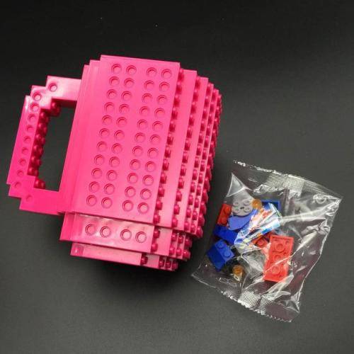 Build on brick mug PINK